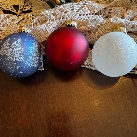 CHRISTMAS BY KREBS VTG Painted Ornaments Lot Snowman Teddy Bear - Picture 5 of 6